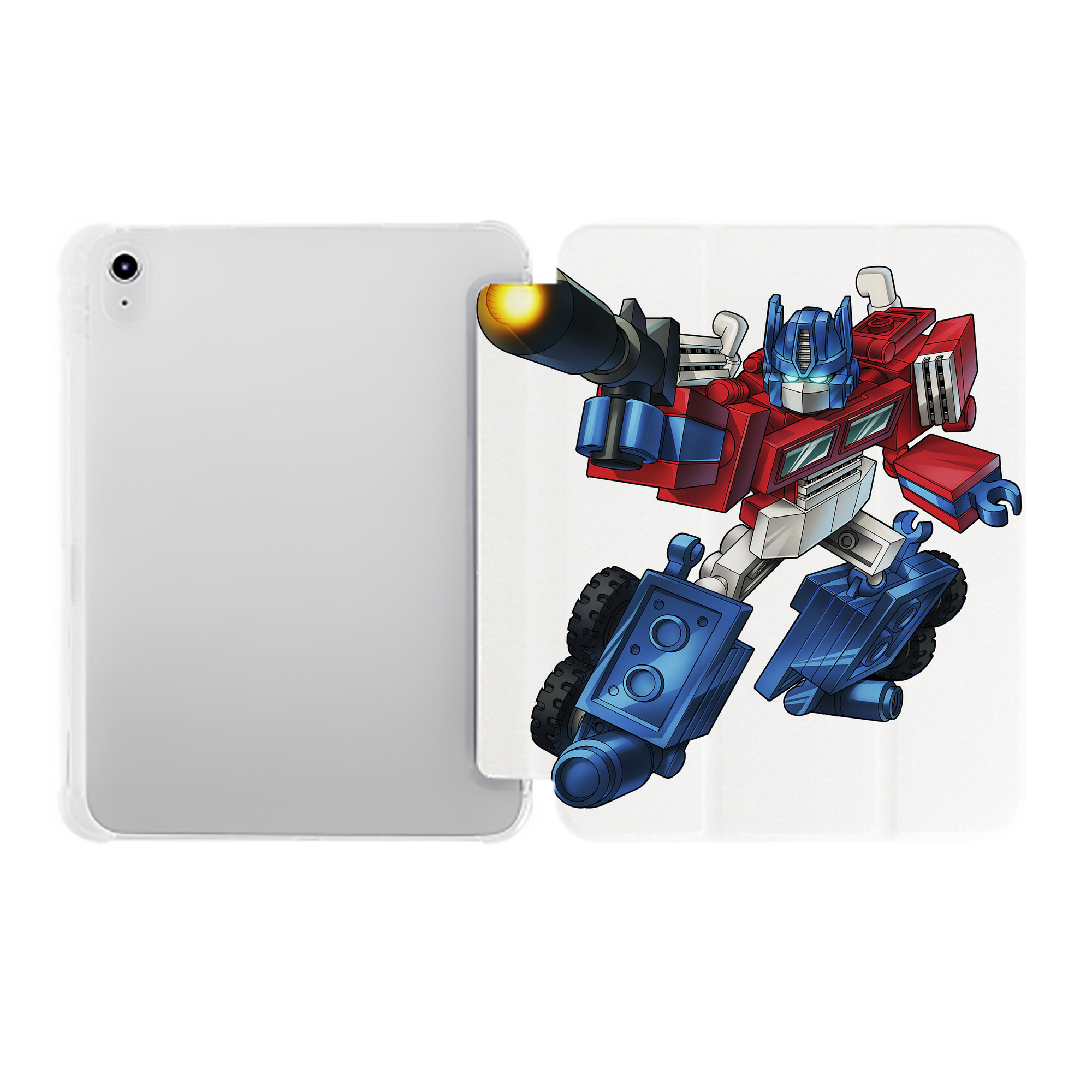 （画像用）  IPad ケース ペン収納付き 三つ折りスタンド PUレザー×シリコン 対応機種9.5/10.5/10.9インチ